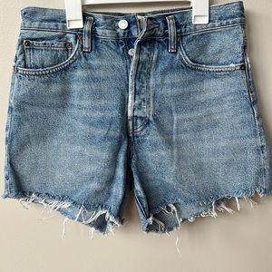 Agolde Parker Long Vintage Shorts size 28